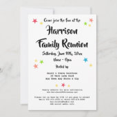 Wiedersehen-Party oder GRILLEN der Fun Stars-Famil Einladung (Vorderseite)