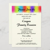 Wiedersehen, Party oder Veranstaltungseinladung am Einladung (Vorne/Hinten)