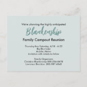 Wiedersehen Party Seeufer Ankündigung (Rückseite)