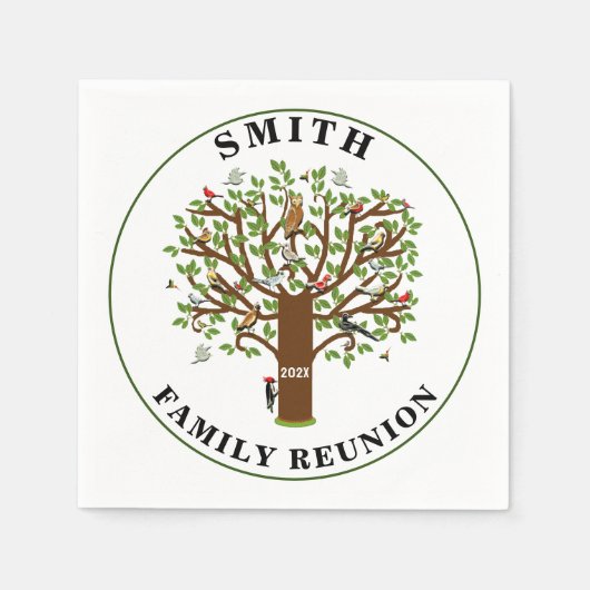 Wiedersehen-Party Serviette (Vorderseite)