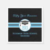 Wiedersehen-Party-Servietten der 50. Klasse Serviette (Vorderseite)