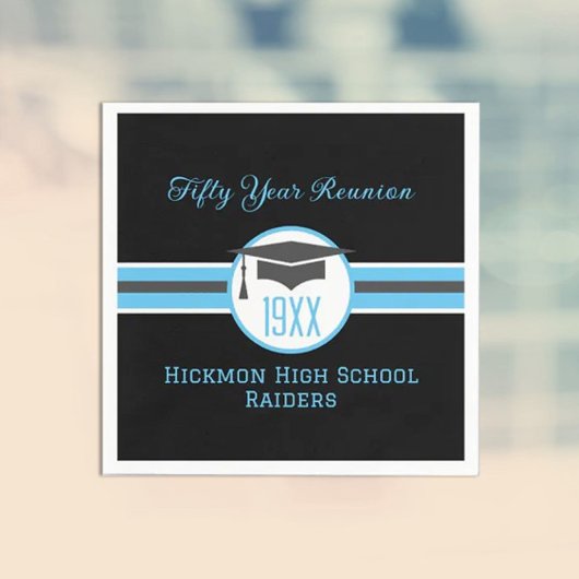 Wiedersehen-Party-Servietten der 50. Klasse Serviette