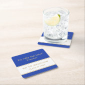 Wiedersehen-Party-Untersetzer für jedes Jahr Rechteckiger Pappuntersetzer (Vor Ort)