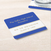 Wiedersehen-Party-Untersetzer für jedes Jahr Rechteckiger Pappuntersetzer (angewinkelt)