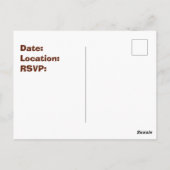 Wiedersehen Patchwork Brief K Ankündigung Postkarte (Rückseite)