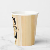 Wiedersehen | PERSONALISIERT Pappbecher (Links)