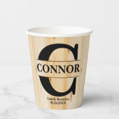 Wiedersehen | PERSONALISIERT Pappbecher (Vorderseite)