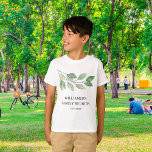 Wiedersehen Personalisiert T-Shirt<br><div class="desc">Dieser stilvolle Wiedersehen T - Shirt ist mit Aquarell-Pflanzen dekoriert. Einfach anpassbar. Entfernen Sie einfach das Datum, wenn Sie den T - Shirt für viele Jahre verwenden möchten. Ändern Sie mithilfe des Entwurfstools die Textgröße, den Stil oder die Farbe. Dieser T - Shirt macht ein großartiges Familiengeschenk für Wiedersehen-Sake. Weil...</div>