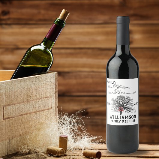 Wiedersehen - Pflege des Lebensursprungs Weinetikett