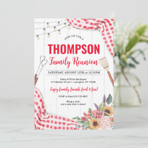 Wiedersehen Picnic GRILLEN Einladung