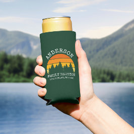 Wiedersehen Pine Trees Sunset Green Selters Dosenkühler