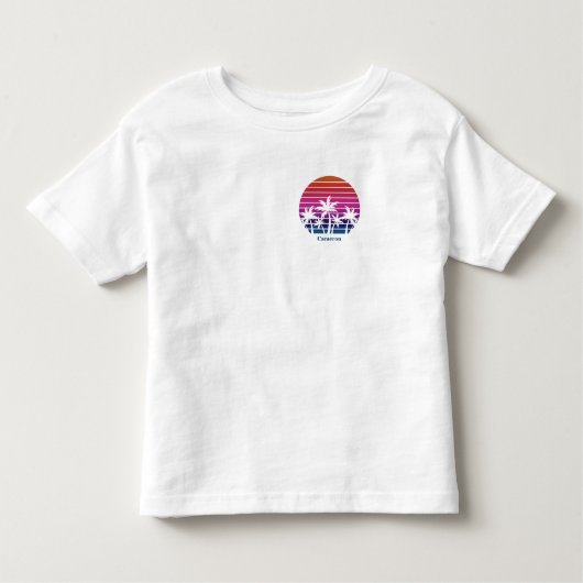 Wiedersehen Pocket Name für eine benutzerdefiniert Kleinkind T-shirt (Vorderseite)