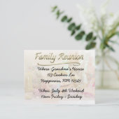 Wiedersehen-Post-Karte Postkarte (Stehend Vorderseite)