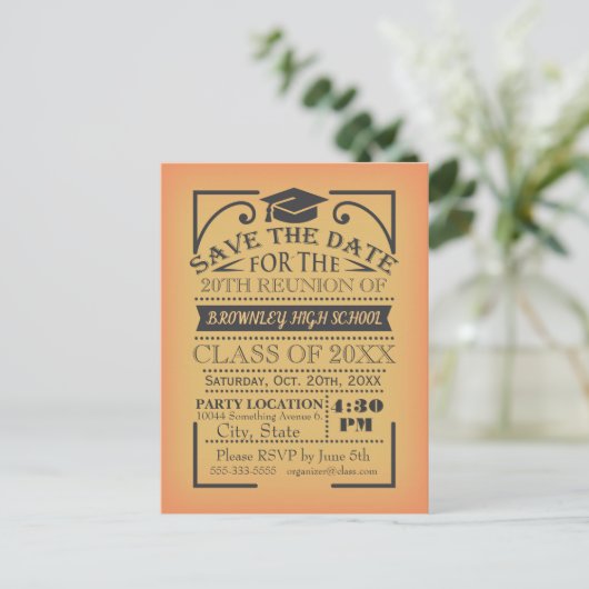 Wiedersehen Postkarte (Stehend Vorderseite)