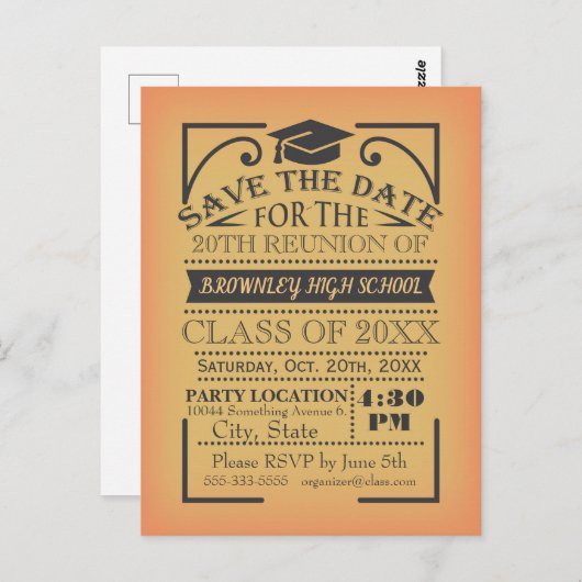 Wiedersehen Postkarte (Vorne/Hinten)