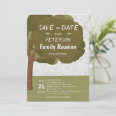 Wiedersehen Potluck Picnic Frühjahrssturz Einladung (Stehend Vorderseite)