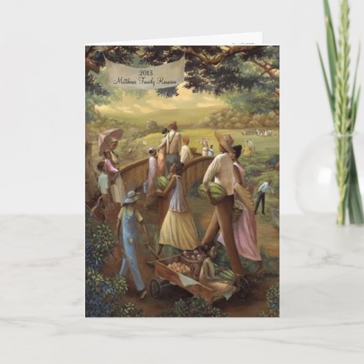 Wiedersehen-Programm für eine vertikale Familie Programm (Vorderseite)