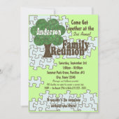 Wiedersehen Puzzle Einladung (Vorderseite)