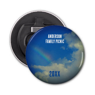 Wiedersehen Rainbow Colorful Annual Family Picinic Flaschenöffner