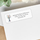 Wiedersehen Rainbow Family Tree Rücksendeadresse