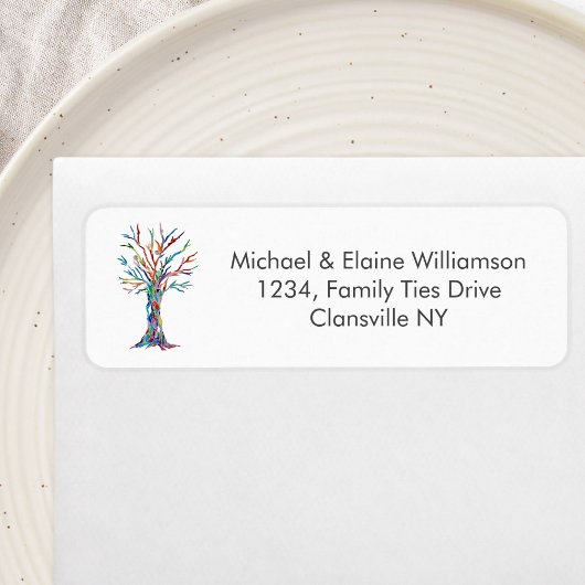 Wiedersehen Rainbow Family Tree Rücksendeadresse