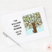 Wiedersehen Rechteckiger Aufkleber (Umschlag)