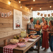 Wiedersehen Red Train Family Poster