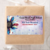 Wiedersehen Red White Paper Name Markierung (Insitu)