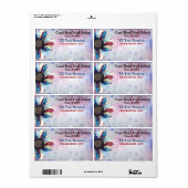 Wiedersehen Red White Paper Name Markierung (Vorne)