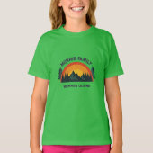Wiedersehen Retro Mountain Custom Family Trip T-Shirt (Vorderseite)
