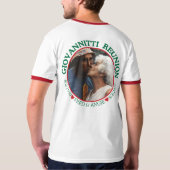 Wiedersehen Ringer-T-Shirt T-Shirt (Schwarz voll)