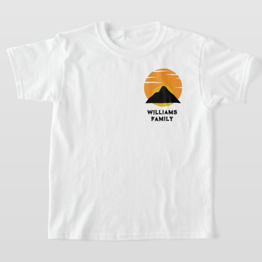 Wiedersehen Road Trip für die Back- und Front-Fami T-Shirt (Ablage )