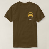 Wiedersehen Road Trip für die Back- und Front-Fami T-Shirt (Design vorne)