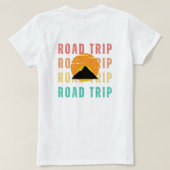 Wiedersehen Road Trip für die Back- und Front-Fami T-Shirt (Design Rückseite)