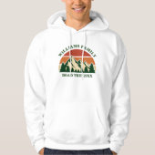 Wiedersehen Road Trip für Familien Sunset Mountain Hoodie (Vorderseite)