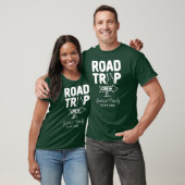 Wiedersehen Road Trip Typografy Individuelle Name T-Shirt (Unisex)