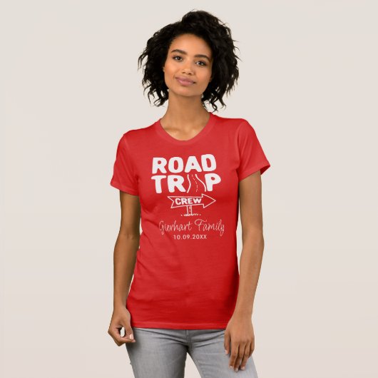 Wiedersehen Road-Trip-Urlaub für Familien-Matching T-Shirt (Vorne ganz)