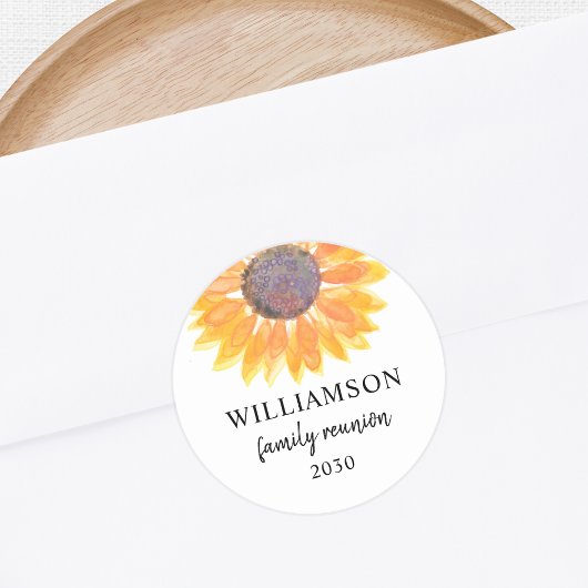 Wiedersehen Runder Aufkleber