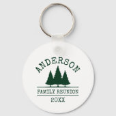 Wiedersehen Rustikale Pinienbäume Schlüsselanhänger (Vorderseite)