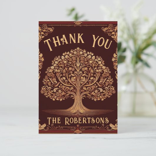 Wiedersehen-Sammlung Dankeskarte (Stehend Vorderseite)