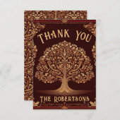 Wiedersehen-Sammlung Dankeskarte (Vorne/Hinten)