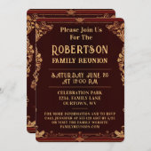 Wiedersehen-Sammlung Einladung (Vorne/Hinten)