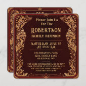 Wiedersehen-Sammlung Einladung (Vorne/Hinten)