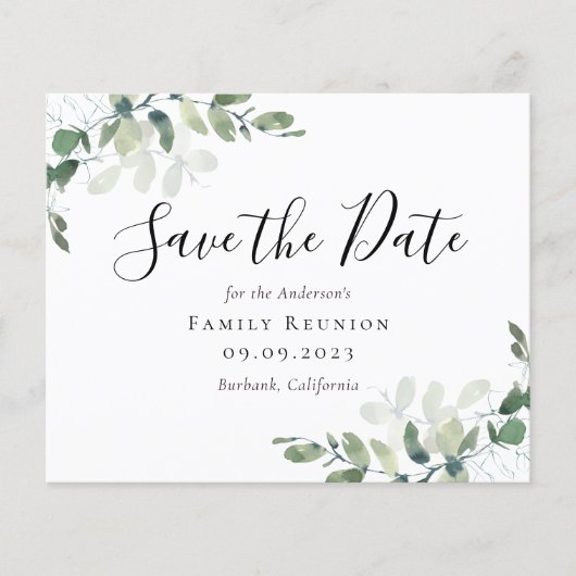 WIEDERSEHEN Save the Date (Vorderseite)