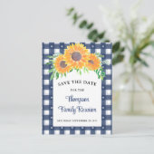 Wiedersehen Save the Date Ankündigungspostkarte (Stehend Vorderseite)