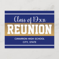 Wiedersehen Save the Date blau