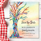 Wiedersehen-Save the Date der Budgetfamilie Flyer