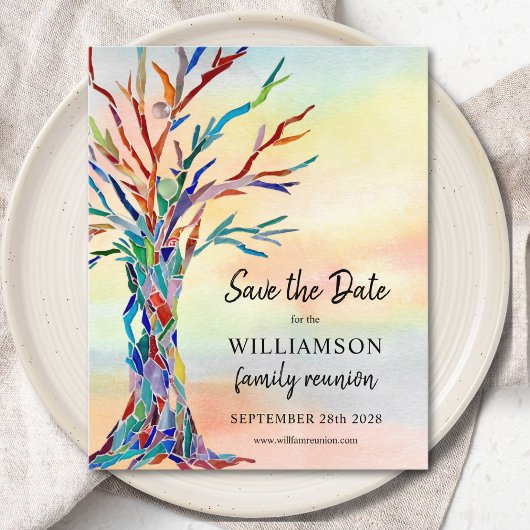 Wiedersehen-Save the Date der Budgetfamilie Flyer