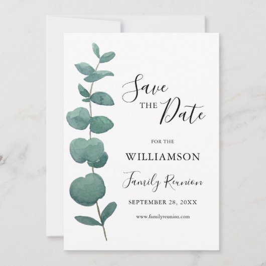 Wiedersehen Save the Date Einladung (Vorderseite)