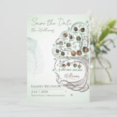 Wiedersehen Save the Date Einladung (Stehend Vorderseite)